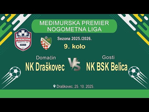 NK Draškovec vs NK BSK Belica - MPNL 9. kolo, Sezona 2025./26. Draškovec, 25. 10. 2025.