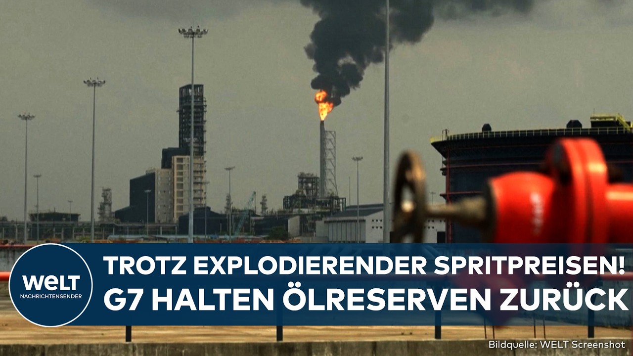 SPRITPREIS-KRISE: Trotz explodierender Barrel-Kosten! G7 halten Ölreserven zurück