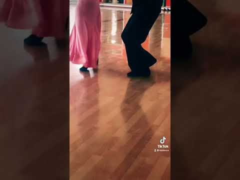 Foot work in ballroom.