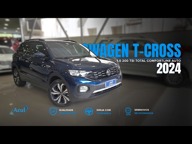 Vídeo VOLKSWAGEN T-CROSS 1.0 200 TSI TOTAL FLEX COMFORTLINE AUTOMÁTICO