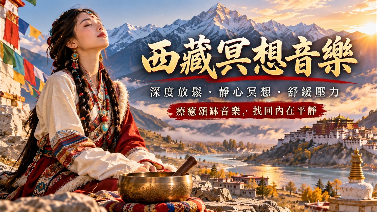 西藏冥想音樂｜深度放鬆・靜心冥想・舒緩壓力｜療癒頌缽音樂，找回內在平靜 | Tibetan Meditation Music for Dee