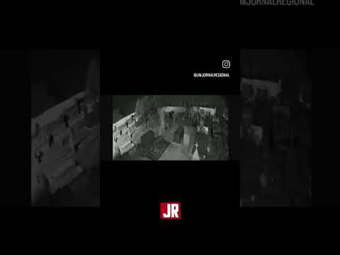 Imagens mostram ação dentro do cemitério em Miraselva