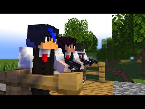 FIRST MEET APHMAU FRIENDS WEDDING EIN, PIERCE AND ZANE - MINECRAFT ANIMATION #shorts