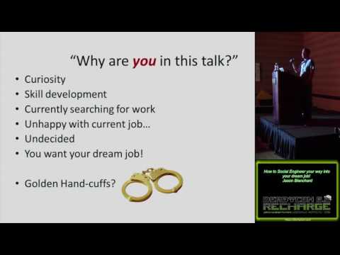 115 How to Social Engineer your way into your dream job Jason Blanchard