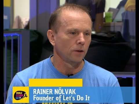 World Cleanup Day: Rainer Nõlvak sees need for changes in production