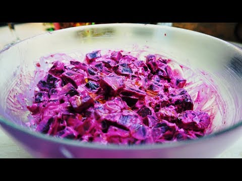 Γιορτινή Παντζαροσαλάτα με καρύδια - Beetroot salad with walnuts | Greek Cooking by Katerina