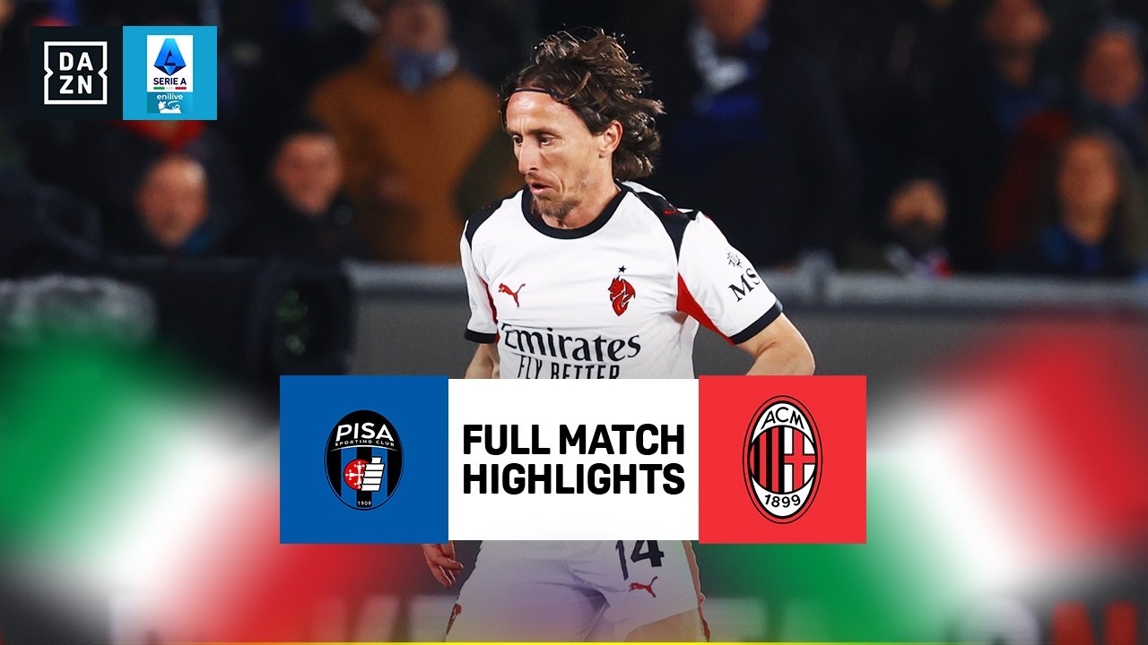 Pisa vs. Milan | Lega Serie A Highlights | Matchweek 25 | 2025-2026