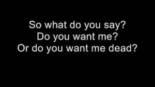 All Time Low - Do You Want Me (Dead?) with lyrics
