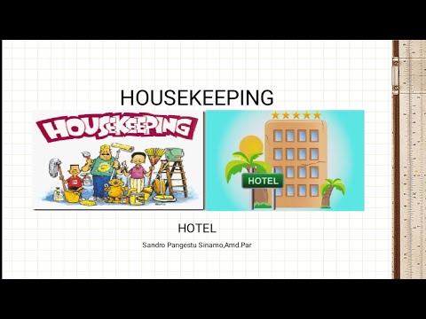 , title : 'Housekeeping and Hotel'