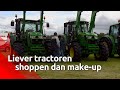 Liever tractoren shoppen dan make-up op Landbouwvakdagen