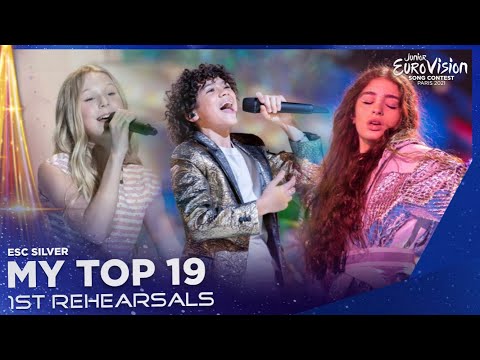 Junior Eurovision 2021: 1st Rehearsals | My Top 19 (All Countries)