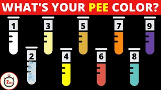 What Your Pee Color Tells You About Your Health 🚻