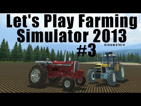 Farming Simulator 2013 Glenmalure E3 barley harvest