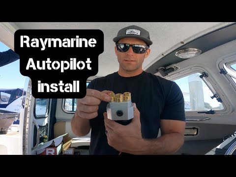 Raymarine Autopilot installation // Parker 2320 // Raymarine EV-150