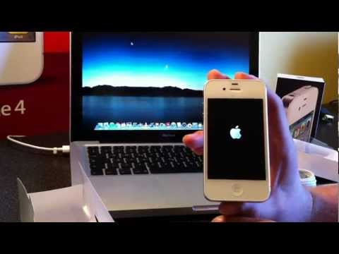 Iphone 4 16GB Weiß white Unboxing, Apple