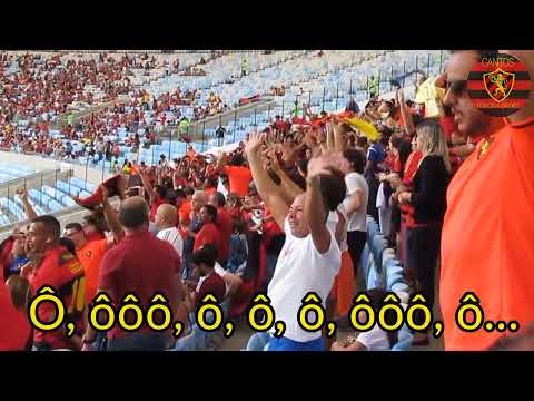 TORCIDA DO SPORT CALANDO O MARACANÃ,CANTANDO O 87 É NOSSA