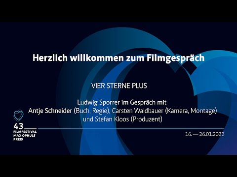 VIER STERNE PLUS Filmgespräch