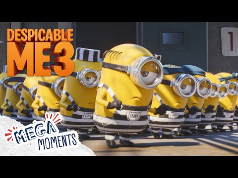 The Minion Prison! ⚠️👮 | Despicable Me 3 | Movie Moments | Mega Moments