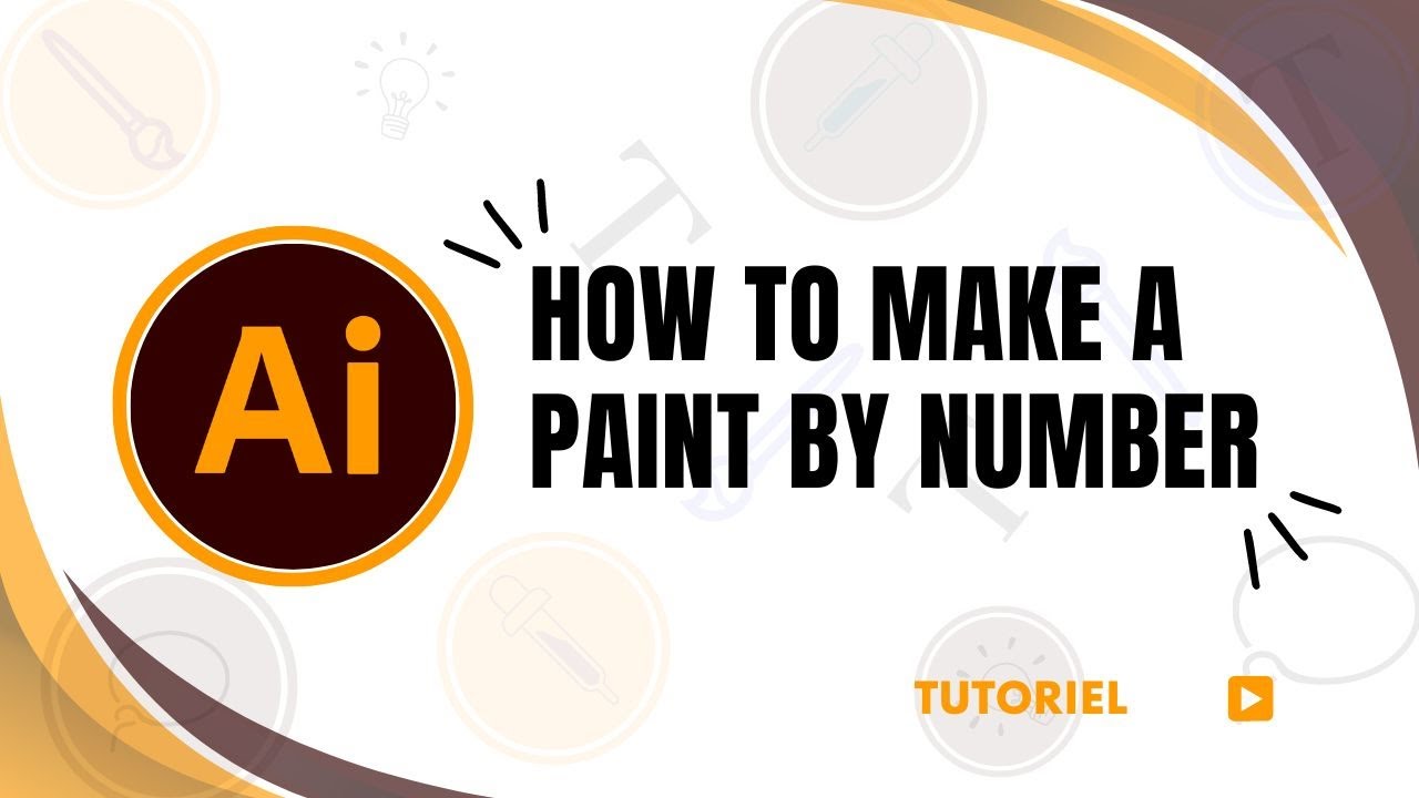 How to create a paint by number in Illustrator