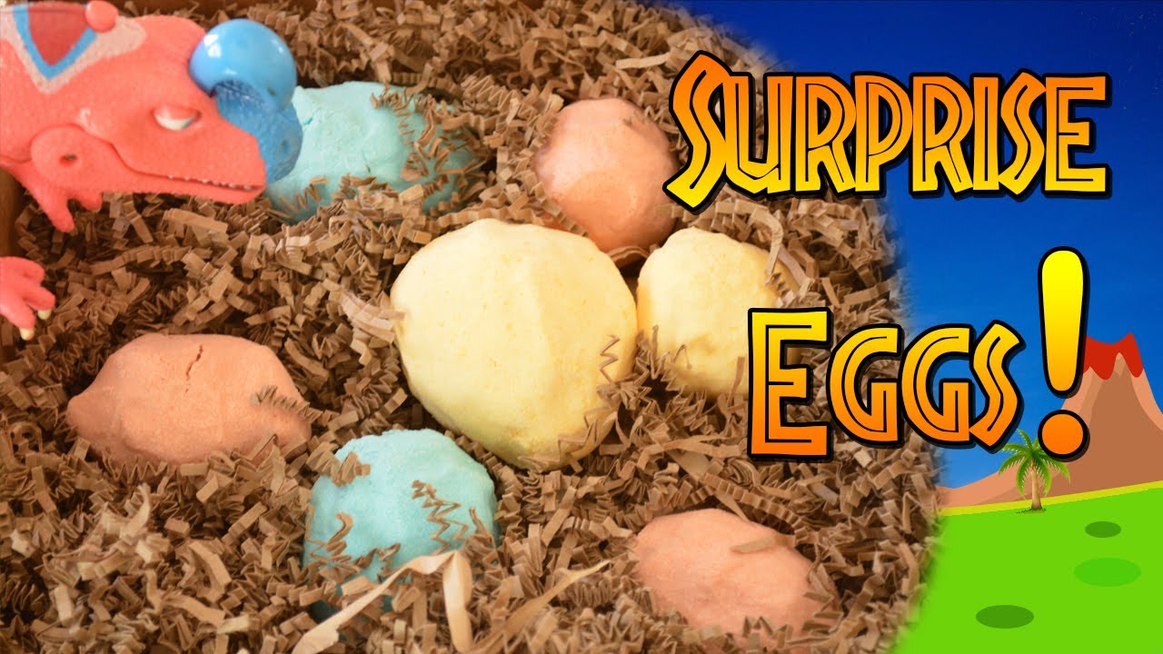 <h1 class=title>Fizzing dinosaur surprise eggs -- magic hatching eggs filled with dinosaur toys, dino skulls</h1>
