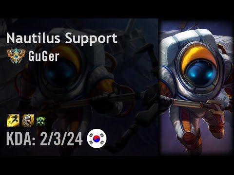 Nautilus Support vs Bard - GuGer - KR Challenger Path 6.5