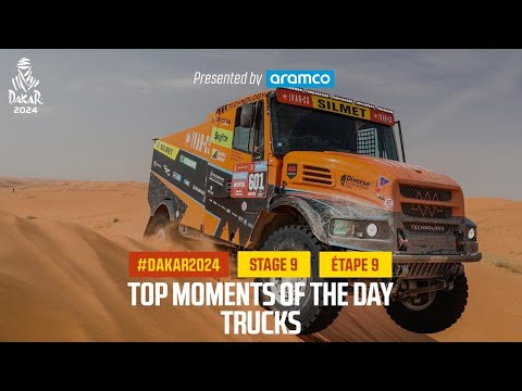ダカールラリー2024 トラック・カミオンクラス ステージ9ハイライト動画