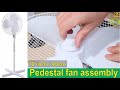 How To Assemble A 16 Or 40cm Oscillating Pedestal Fan Goldair GPF16 Model Step By Step