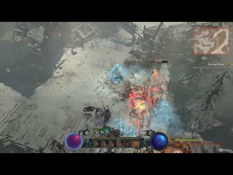 Diablo 4 Raze the Effigies 25 sorc hardcore.