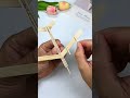 Making Airplane Crafts From Ice Cream Sticks