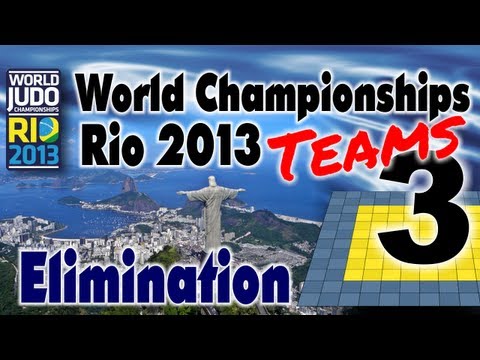 Judo World Championships Teams Rio 2013 - Tatami 3