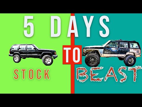 5 Days to TOTAL Jeep Cherokee XJ Makeover!