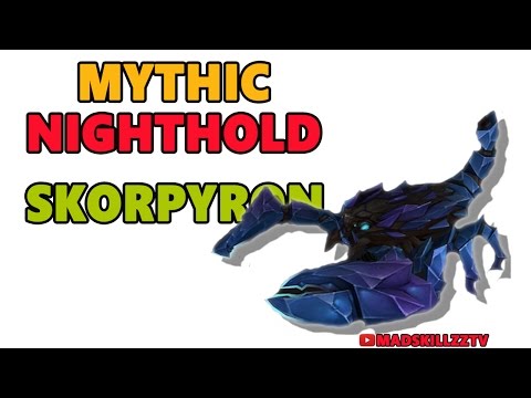 MYTHIC NIGHTHOLD: SKORPYRON - Resto Druid PoV