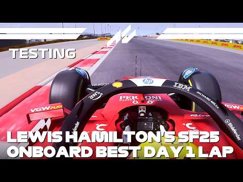 Lewis Hamilton's Best Day 1 Lap Onboard | 2025 Pre-Season Testing | #assettocorsa
