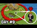 I Survived 24 Hours In A Circle In Hardcore Minecraft
