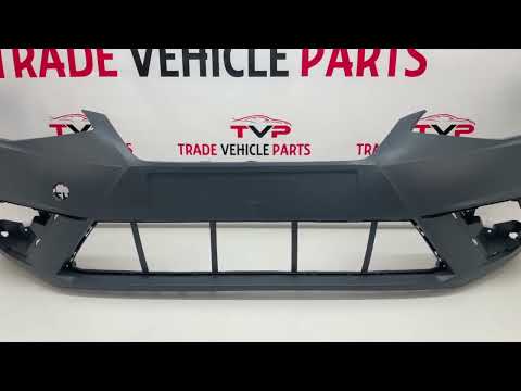 Fits Seat Ibiza 2017- Front Bumper Without PDC & Washer Holes Primed Brand New video