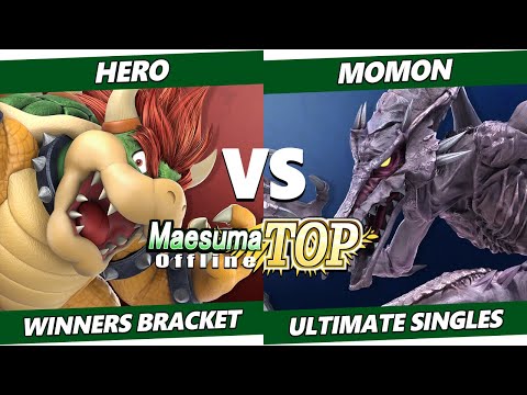 MaesumaTOP#7 - Hero (Bowser) Vs. Momon (Ridley) SSBU Ultimate Tournament