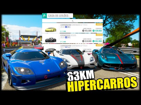 63KM RACE with AUCTION HYPERCARS - Forza Horizon 4 Online
