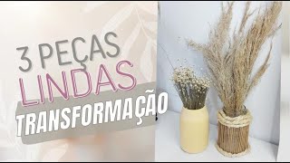 3 DIYS TRANSFORMANDO PEÇAS QUE NÃO USA MAIS, E REAPROVEITANDO VIDROS DE CONSERVAS, FAÇA VOCÊ MESMA