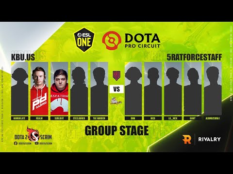 KBU.US vs 5RATFORCESTAFF - DPC NA 2021/22 Tour 2: Division II - Group Stage - B03