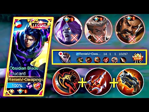 ALUCARD FULL DAMAGE BUILD | 2022 BEST BUILD TO COUNTER PRO ROGER | MOBILE LEGENDS