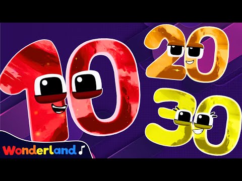 Wonderland: Count 10-100 | Count by 10 Song | Kids Songs | Math Song