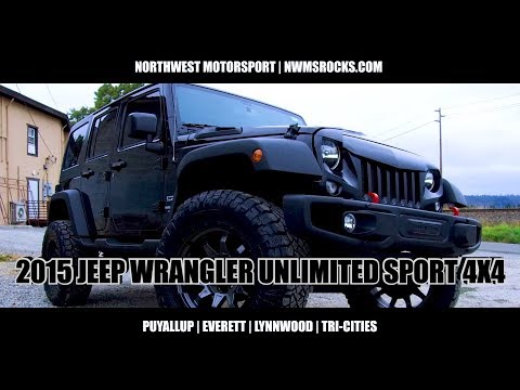 2015 Jeep Wrangler Unlimited Sport 4x4 (Before and After)