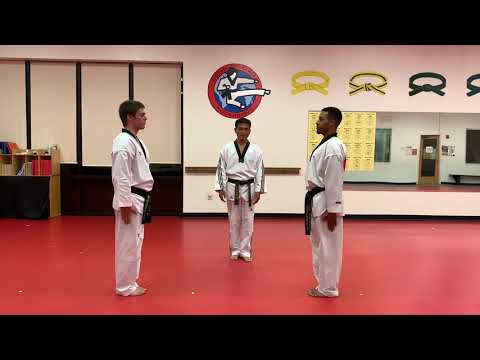 White Belt One Step Sparring step-by-step