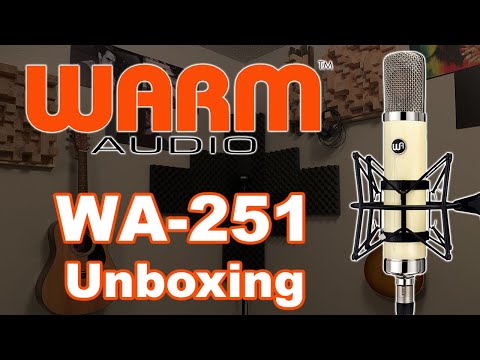 Warm Audio WA-251 Tube Microphone Unboxing And Inside View