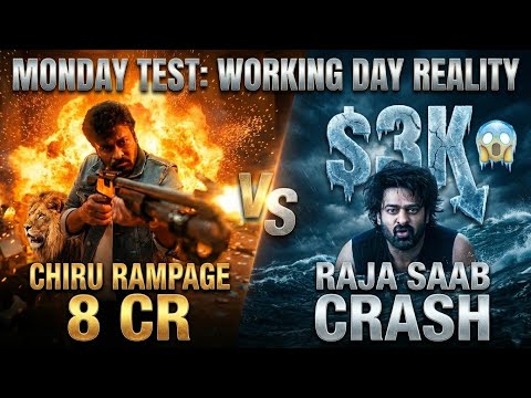 MSVP Day 8 vs Raja Saab Day 12 Collections 📊 Official Report & Truth!