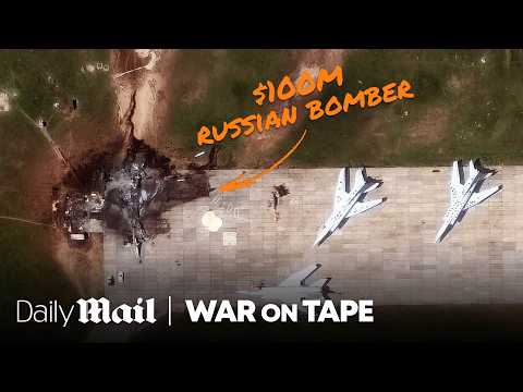 How 117 Drones Destroyed $7 Billion of Russian Aircraft | War on Tape | Daily Mail