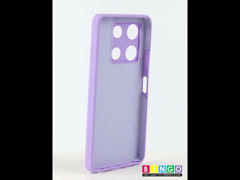 Миниатюра изображения товара Чехол-накладка Bingo Silicone Case для Infinix Note 30 Pro (фиолетовый)