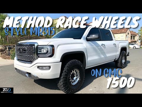 GMC 1500 - 17"x8.5" Method Race MR315 Wheels Fitment