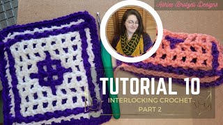 Part 2: Tutorial 10 Interlocking Crochet