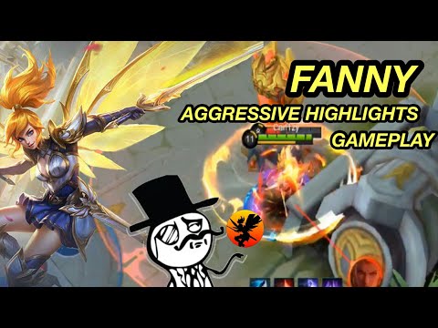 FANNY Aggressive Highlights Gameplay | CarlTzy is on Fire!!!💥 | MLBB